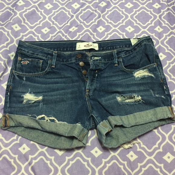 Distressed Hollister Shorts
