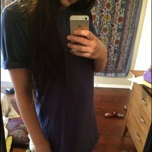 Blue t shirt dress from Urban Outfitters