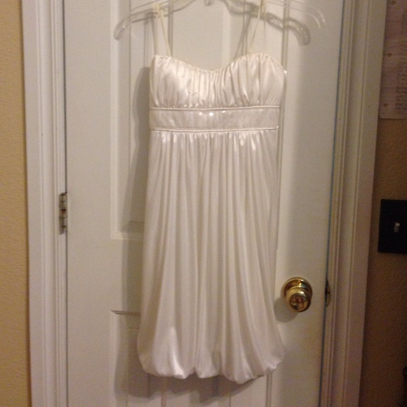 White party dress.