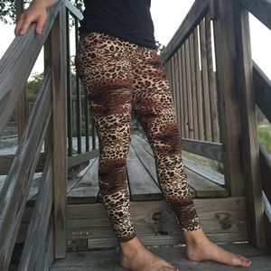 Very comfortable cheetah tights