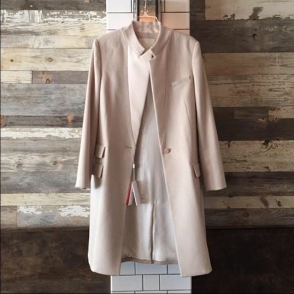 10/12 Cashmere & Silk Trench Coat - Picture 1 of 4