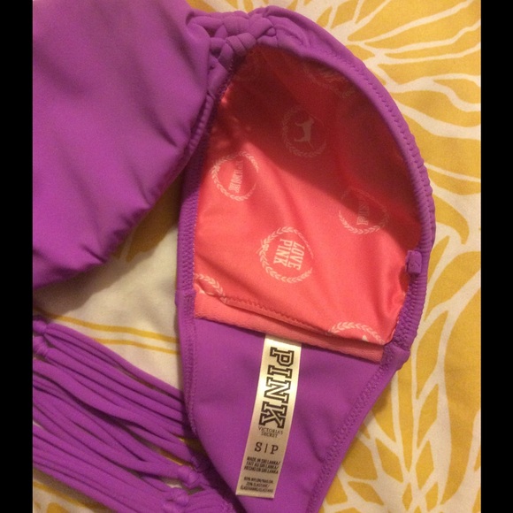 Victoria's Secret Bathing Suit Top Love Pink - Picture 2 of 4