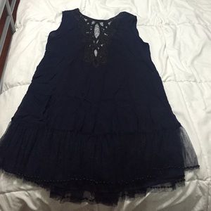Zara Navy Dress Sz S
