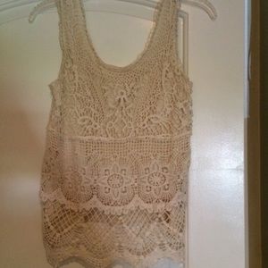 Lace tank