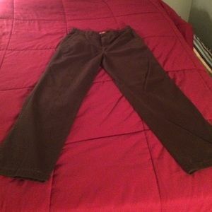 Men's Perry Ellis dark khakis