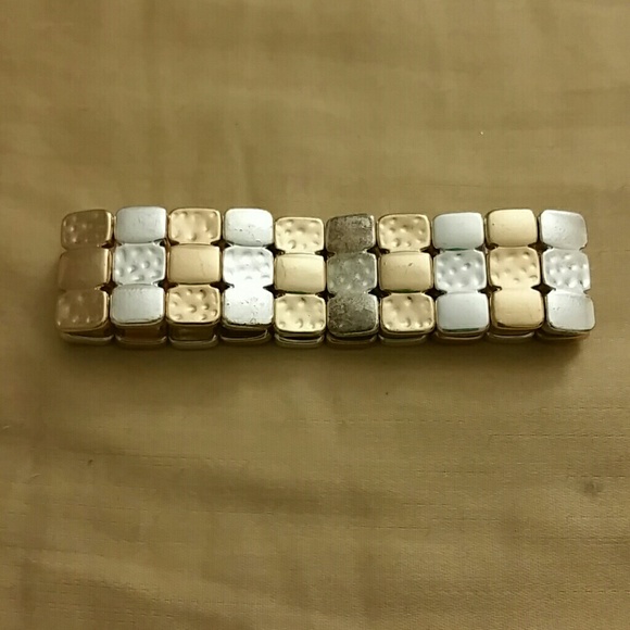 Gold and silver plated braclet