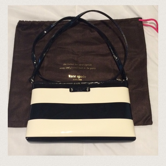 Kate Spade Penn Valley Cream & Black Crossbody
