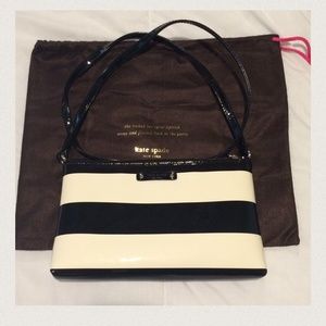 Kate Spade Penn Valley Cream & Black Crossbody