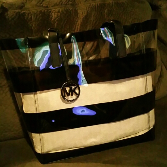 Authentic MK Medium Size  Eliza Clear Tote