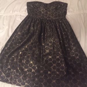 Kensie glitter polka dot dress