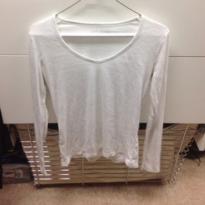 Super cute white long sleeve