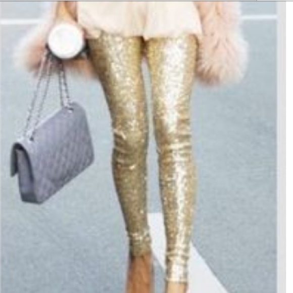 Sequin leggings