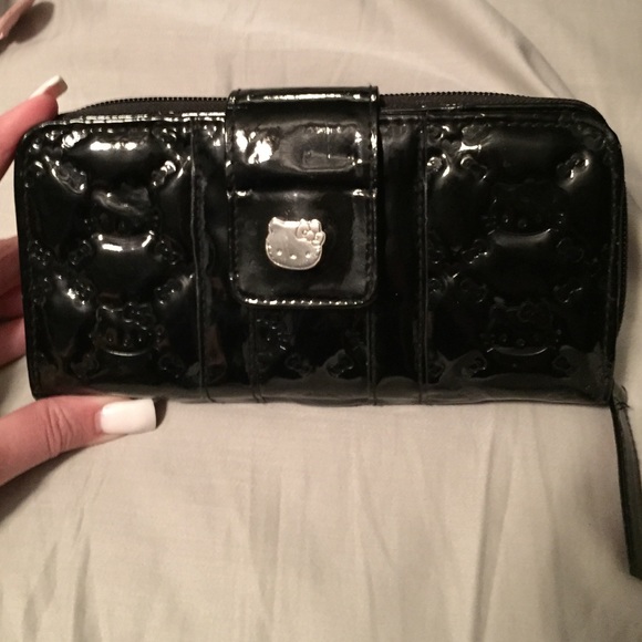 Sanrio Clutches & Wallets - HELLO KITTY BLACK WALLET