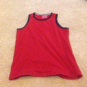 Kids Red and Navy Tank top