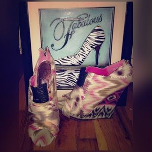 ✨Multi Color wedge shoes ✨