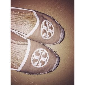 Tory Burch slip on espadrille twine shoe flats