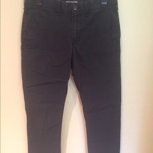 Men's long black pants
