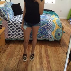 Sam Edelman Becker Shoe Black Floral Print