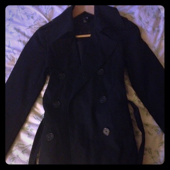black button down jacket