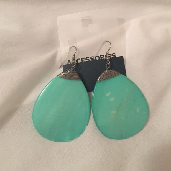 Old navy turquoise earrings