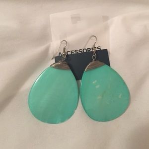Old navy turquoise earrings