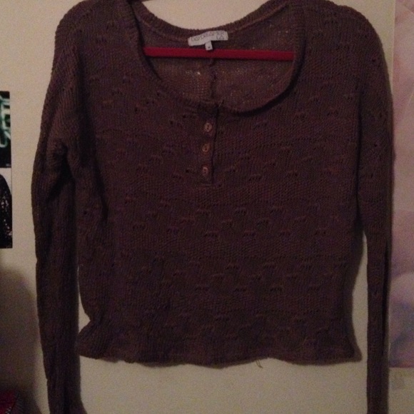 Urban Outfitters Brown Knitted Sweater