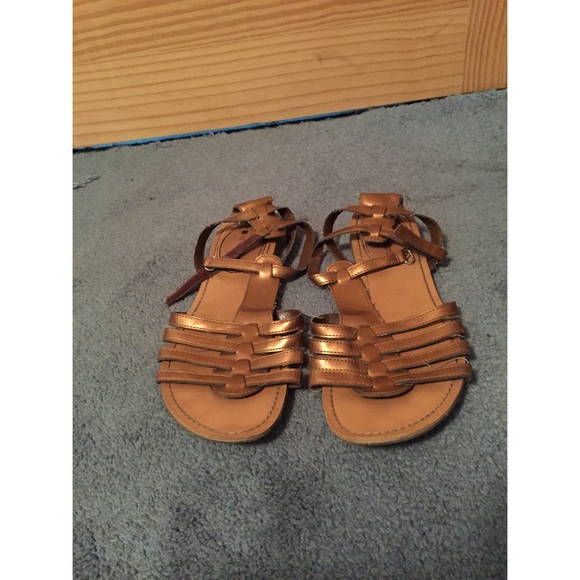 Gold/Bronze Sandals