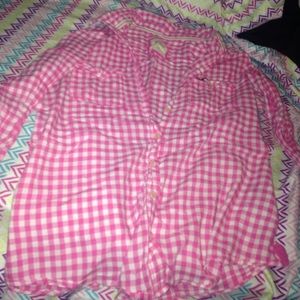 Hollister plaid shirt
