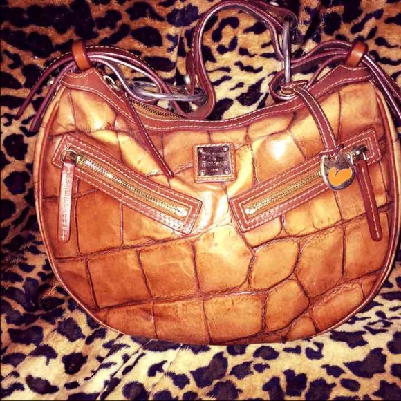 Brown Crocodile Dooney&Bourke