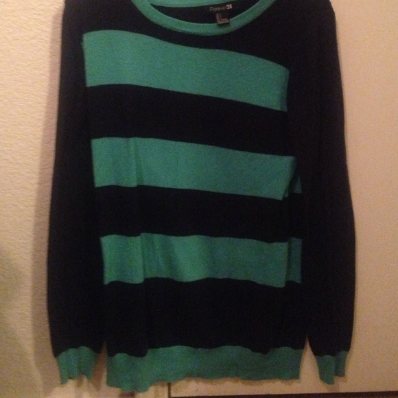 Two color sweater