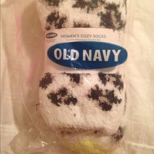 Cheetah print fuzzy socks