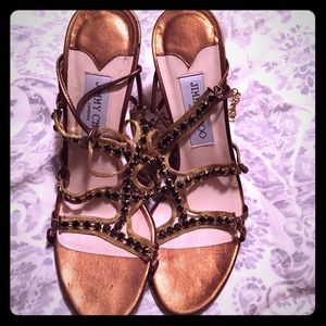 Jimmy choo jeweled sandals