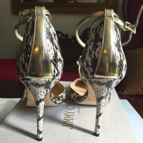New Jimmy Choo snakeskin 38.5 - Picture 4 of 4