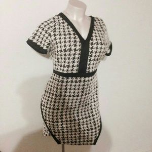 Short envelope #style #houndstooth dress from ftf