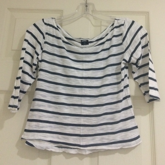 Urban Outfitters BDG Striped Cropped Half Sleeve