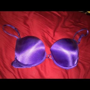 Purple push up bra