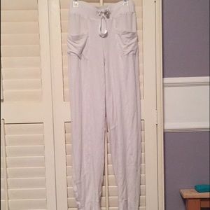 White sweatpants