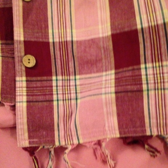 Cotton Plaid Capri Set - Picture 2 of 4