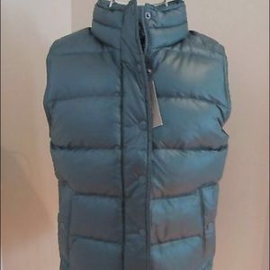 JCrew Shiny down puffer vest