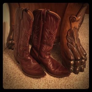 Steve Madden size10 cowboy boot leather upper/sole