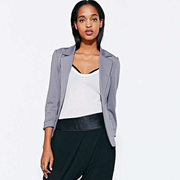 Knit Grey Blazer - Urban Outfitters - XS