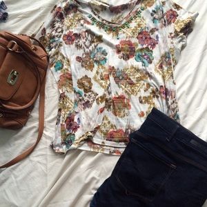 Vintage flower top 🍃🌸🌺