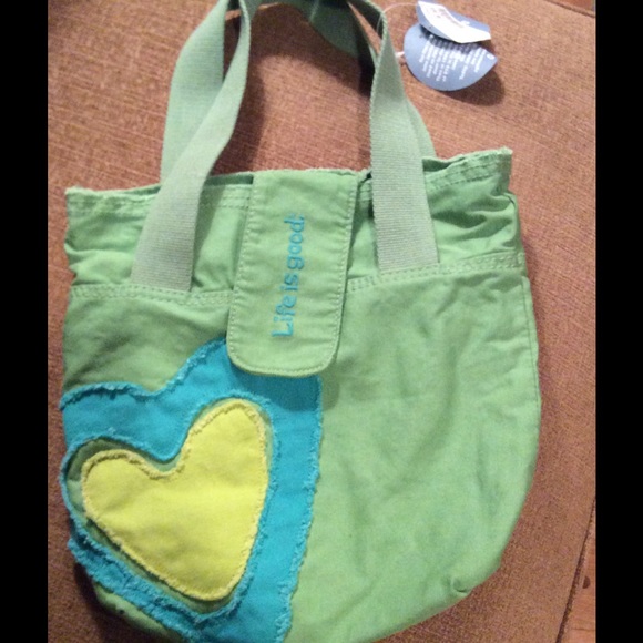 Life is Good Handbags - Life is Good Green Bag