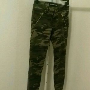 Camouflaged Jeans From Express