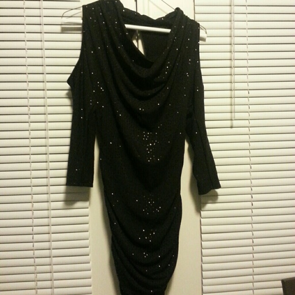 Sexy Sequin black dress