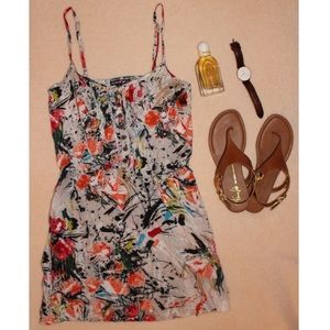 Painted summer dress