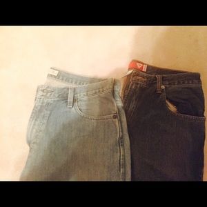 34 x 34. Express X2 and guess jeans for men.