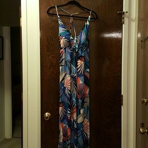 Summer print maxi dress
