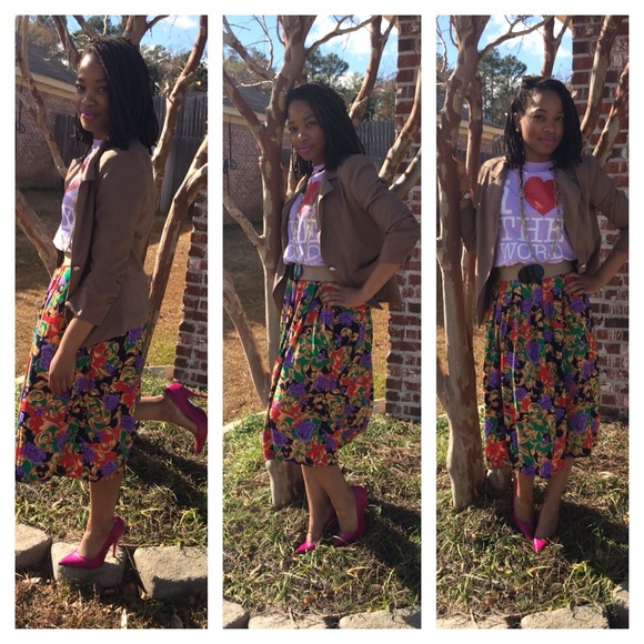 Vintage Skirt and Blazer