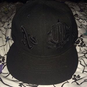 Black New Era Oakland A's Hat